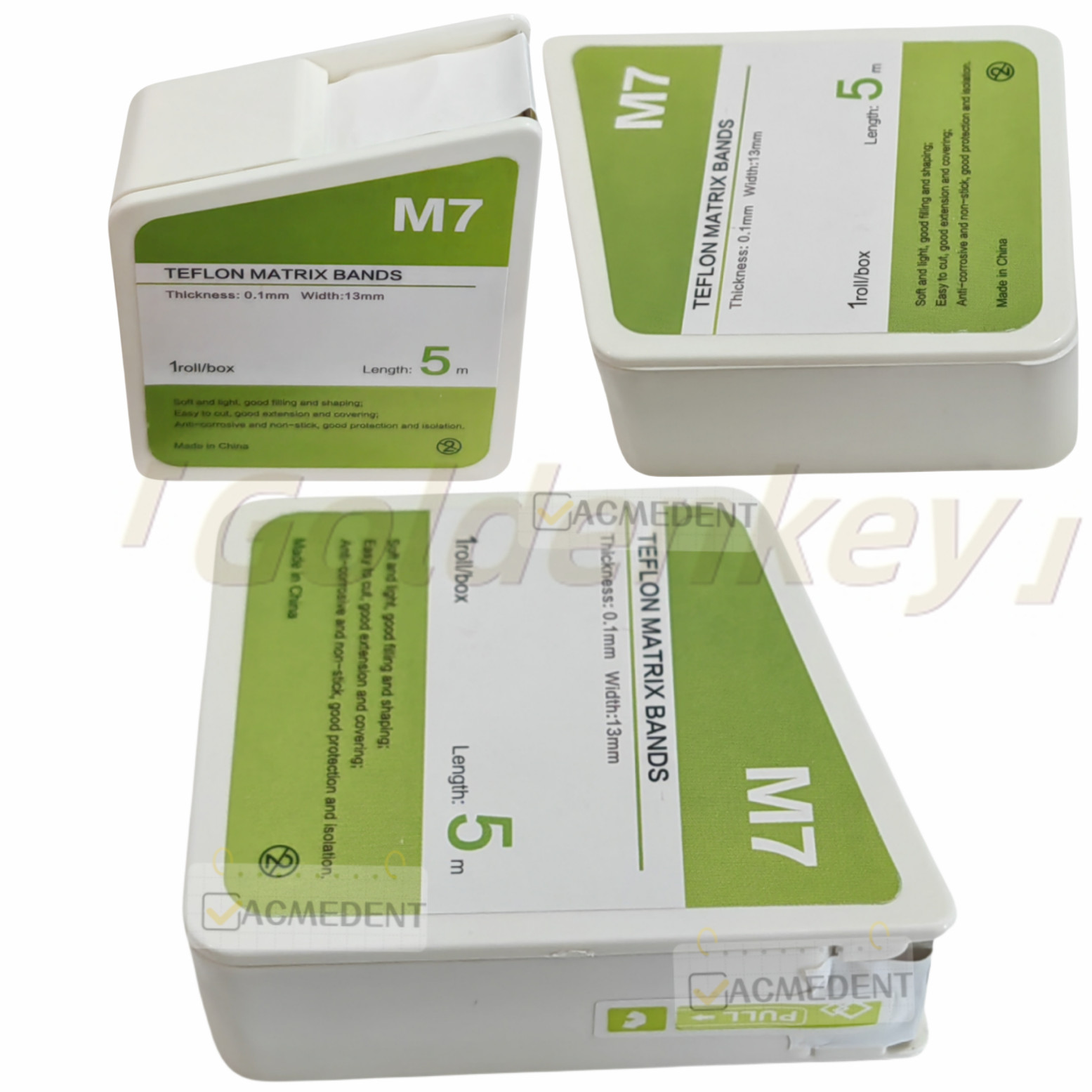 1Roll Dental Teflon Matrix Bands PTFT Anti-Corrision Non-stick Isolation 0.1mm