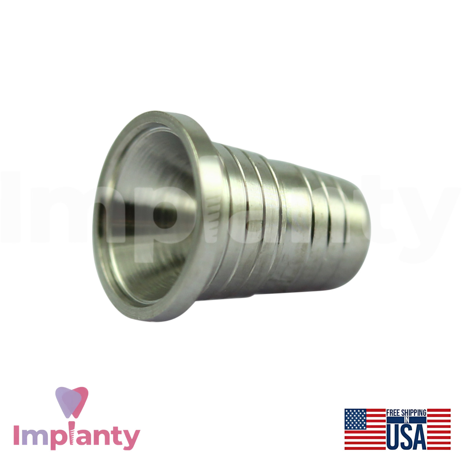 10x AB Dental Compatible Ø4.9mm Titanium Conical Sleeve For Multi Unit P64
