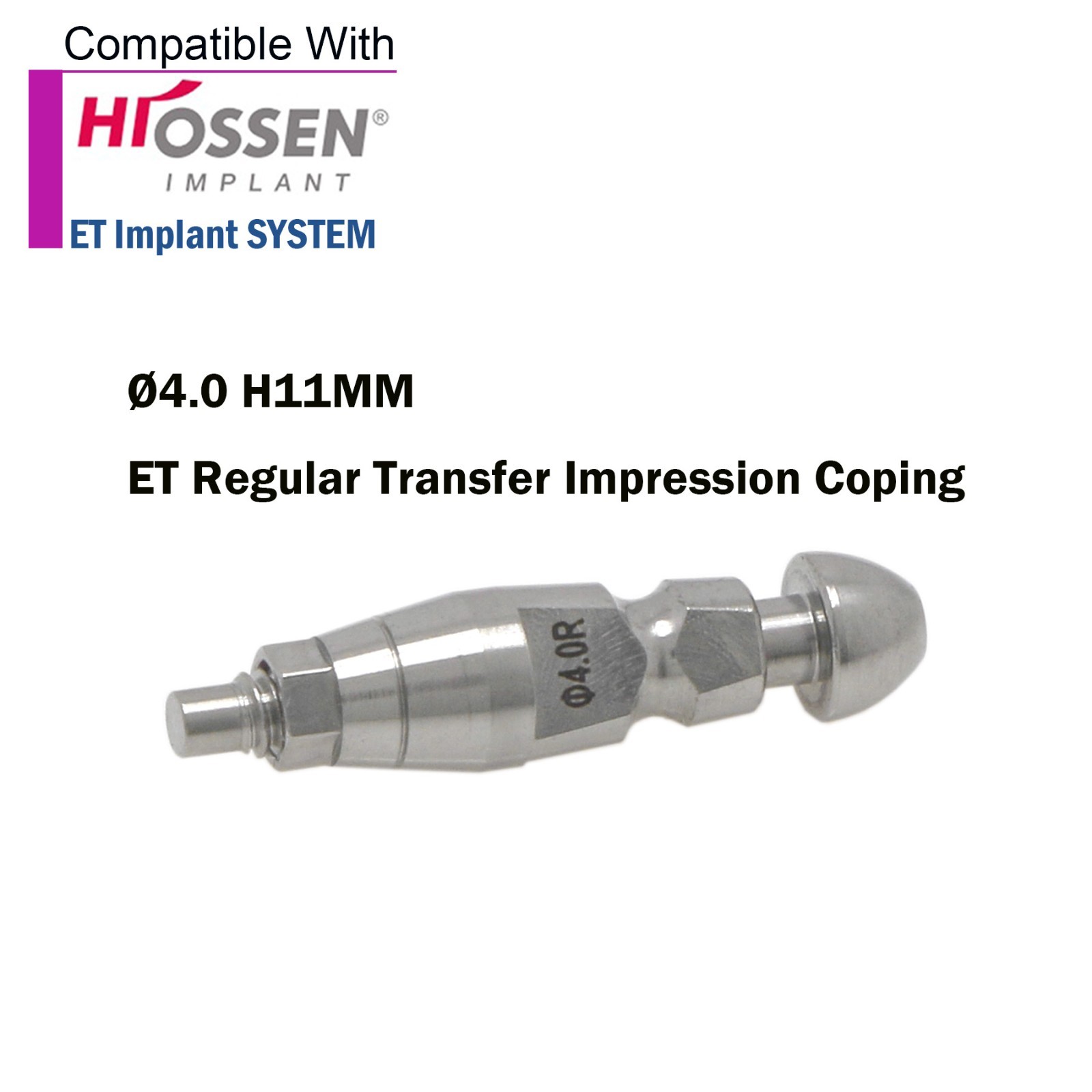 US Dental Hiossen Osstem M/R Transfer lmpression Coping Open/Closed Tray Analog