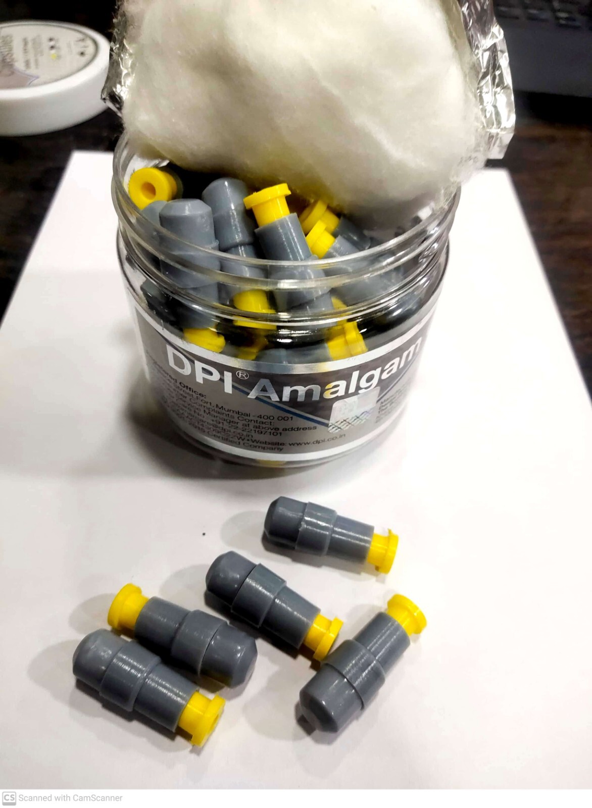 DPI Dental AMALGAM CAPSULES 50 pcs Pack for all type of restorations SPILL 1