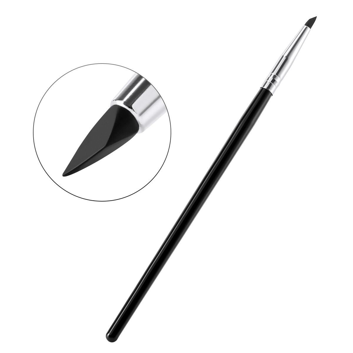 5PCS /Kit Dental Composite Resin brush Porcelain Teeth Silicone Pen Silicone