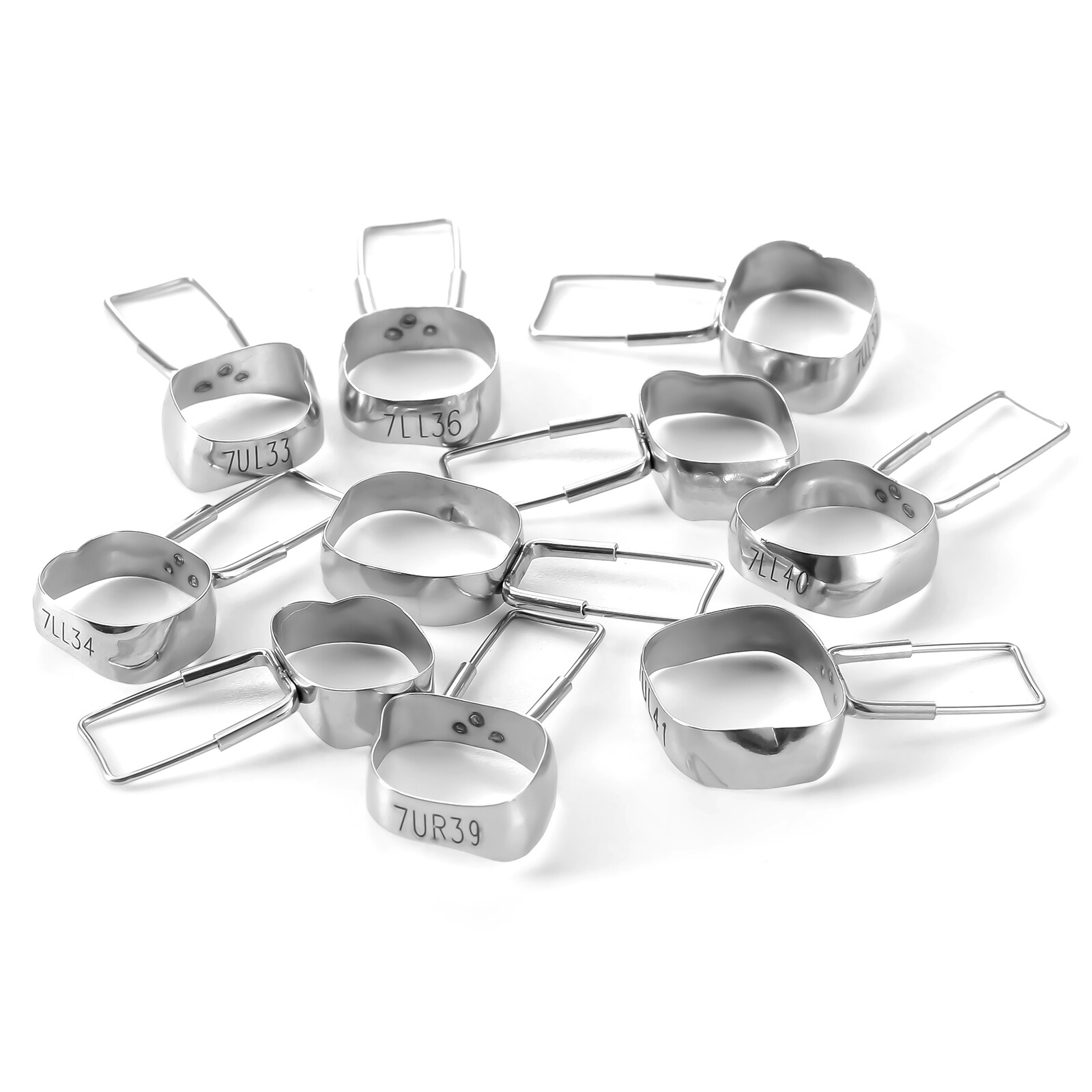 JMU Dental 2nd Space Retainer Band Molar Adjacent Teeth Maintainer Bands 32-41