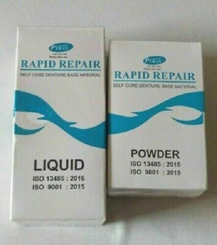 Dental RAPID REPAIR Self Cure Denture Repair Material – Various Shades and Packs