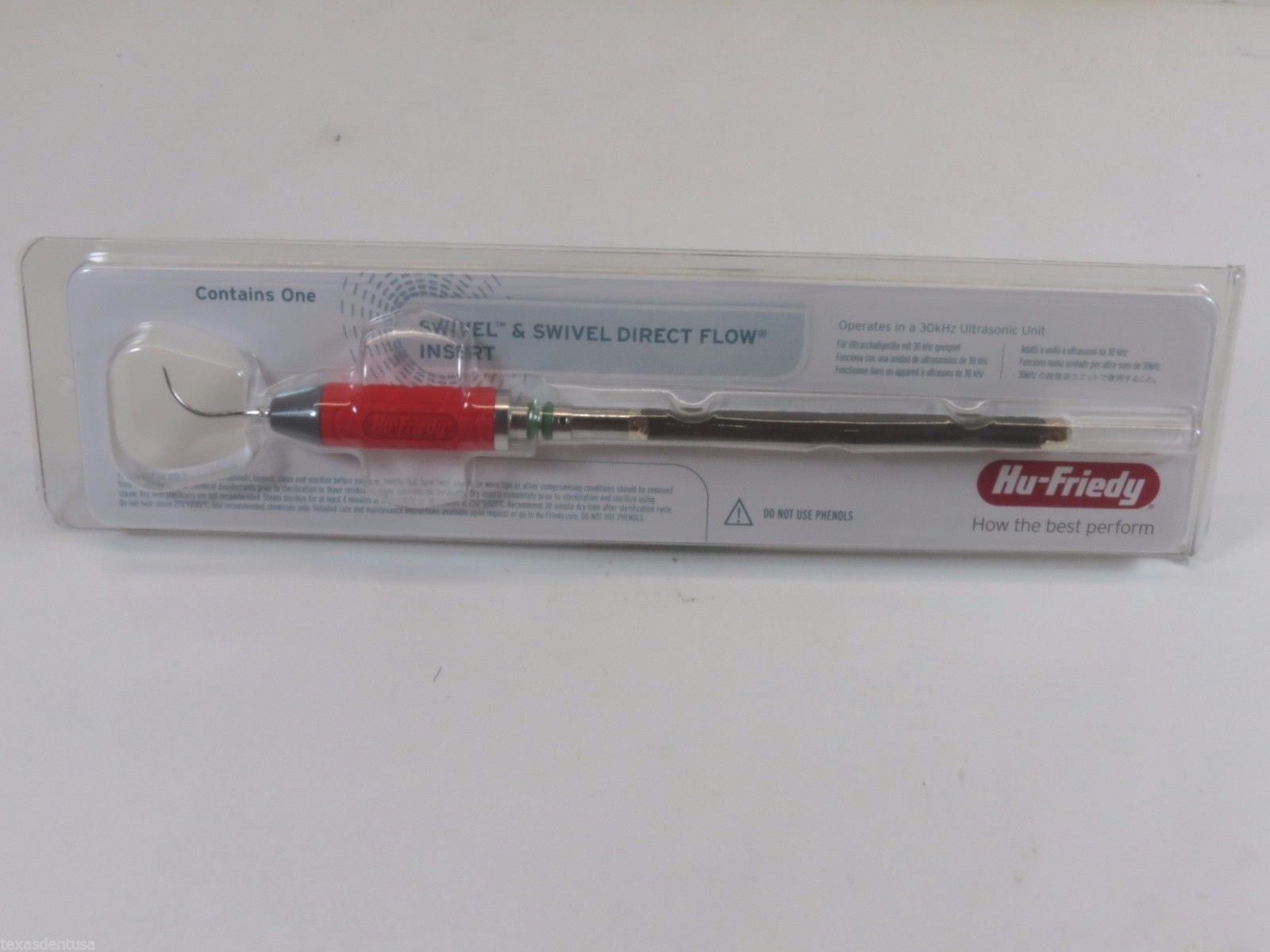 HU FRIEDY After Five Swivel Direct Flow Inserts RED Right 30K UI30SDR