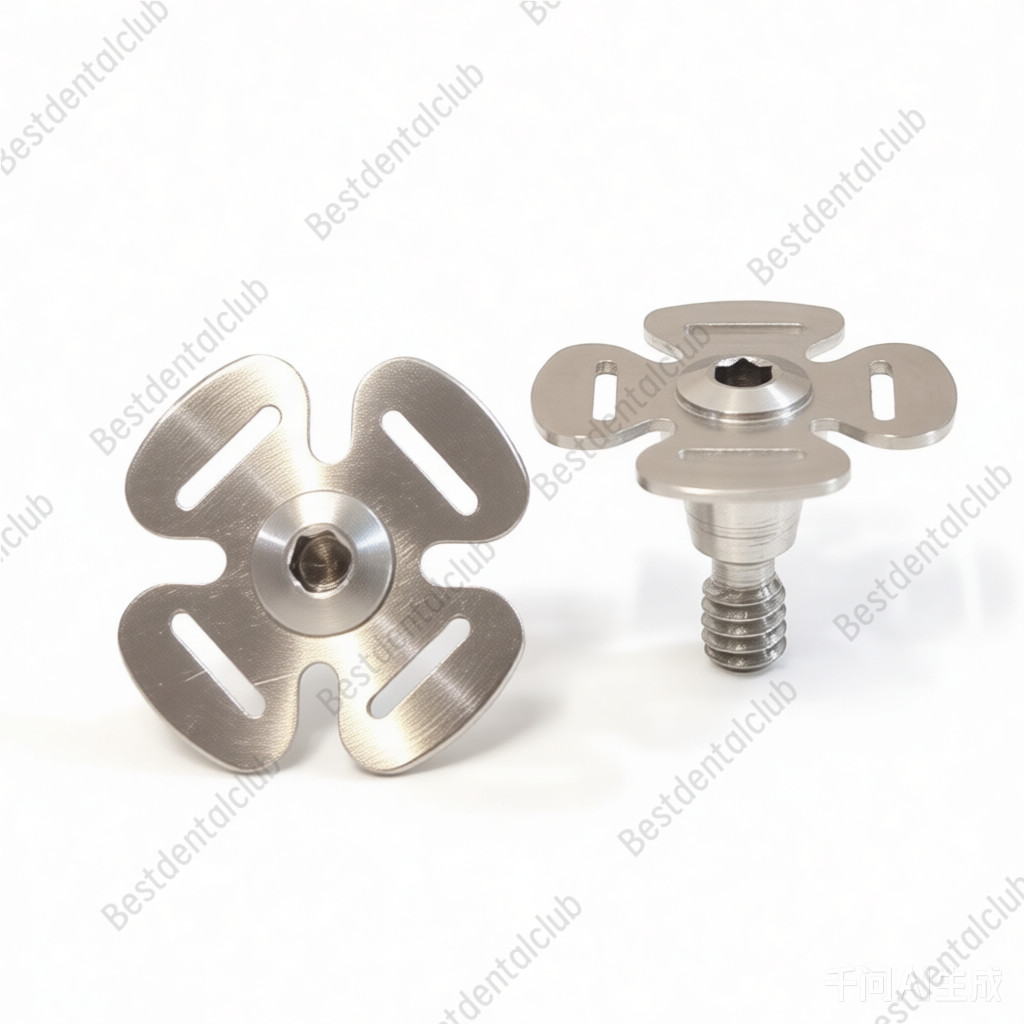 10Pcs Dental Lift Straight Abutments Four leaf clover Fits Hiossen Osstem
