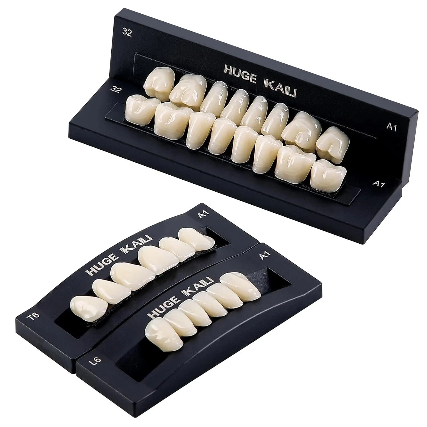 28 Pcs Dental Resin Upper&Lower Acrylic Resin Denture Teeth Full Set A1/A2/A3