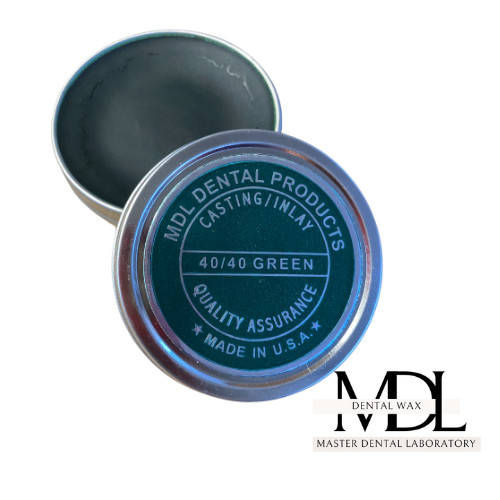 Dental Casting Inlay Milling Wax by MDL Dental Products 40/40 Green BEST Seller!