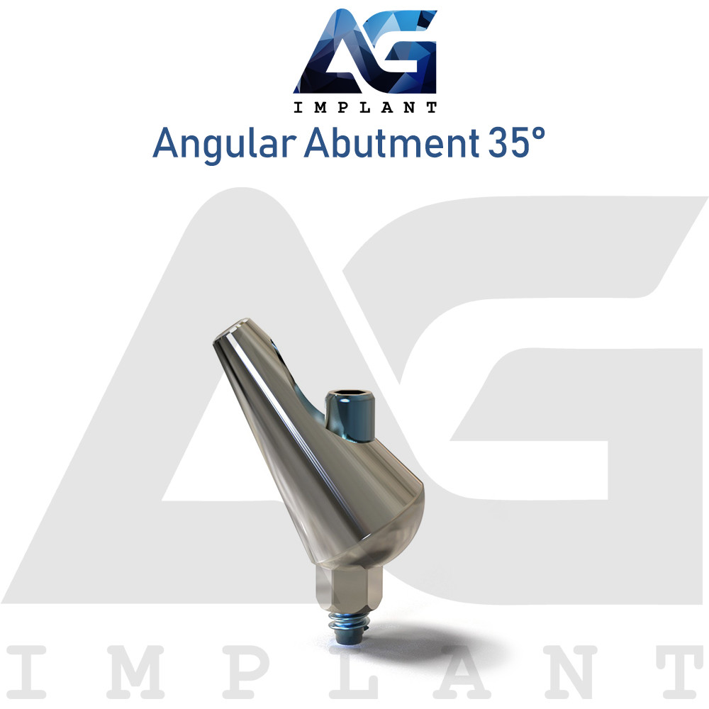10 Angular Prosthetic 35° Aesthetic Titanium Hexagon 2.42mm Connection