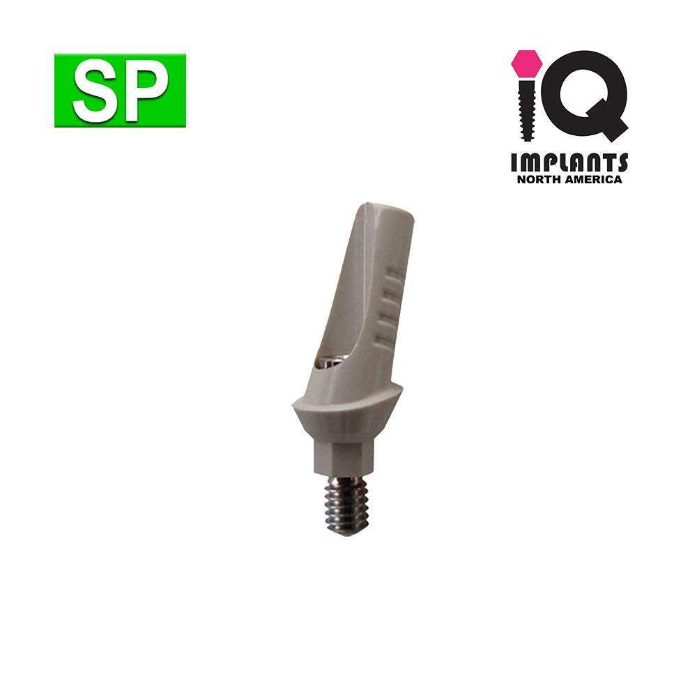 IQ USA Temporary PEEK Attachment, 15º Angled 3-Heights (10 Pk), 3.5-3.75 Int Hex