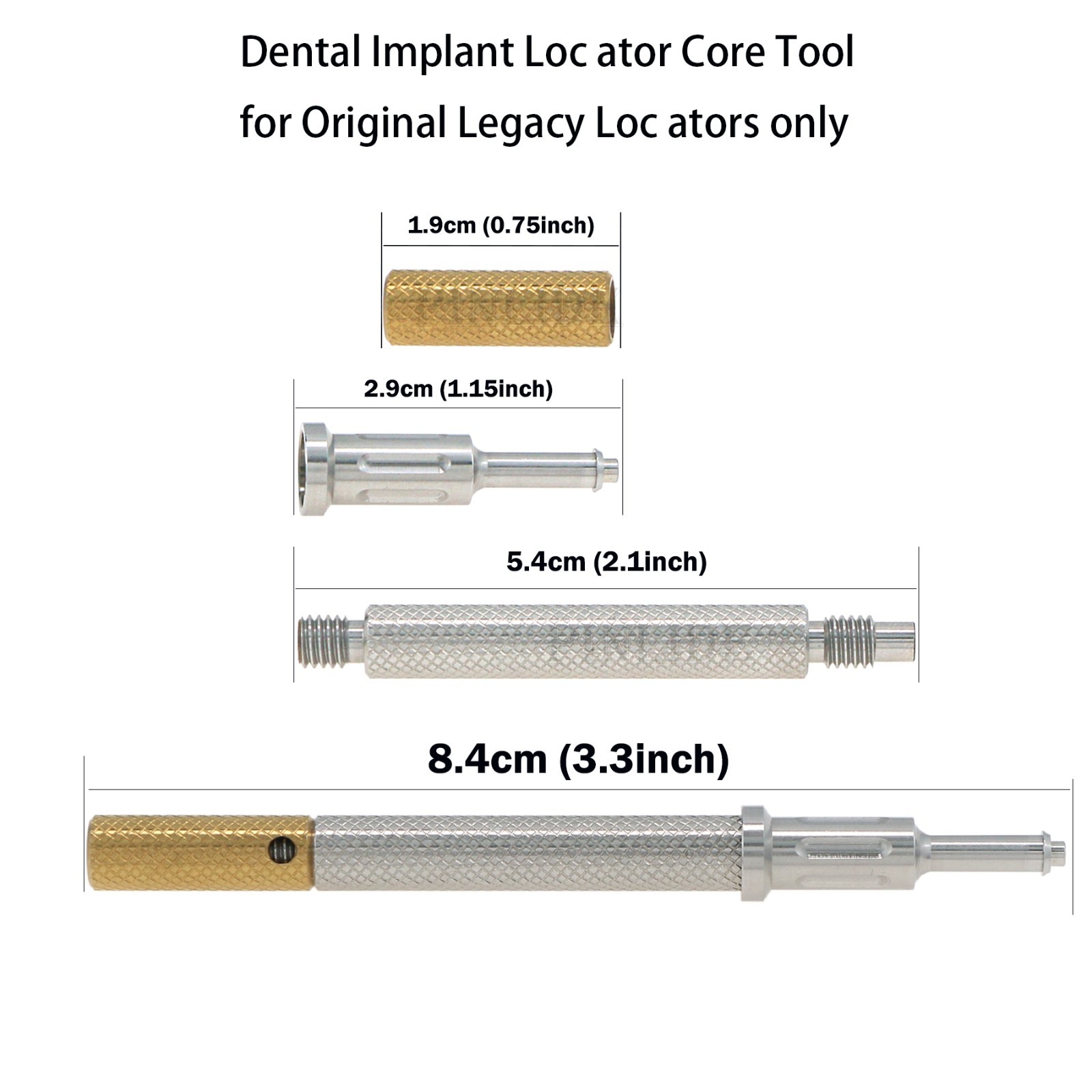 US Locator Abutment For Nobel Active RP 3.5mm Male cap insertion Extraction Tool