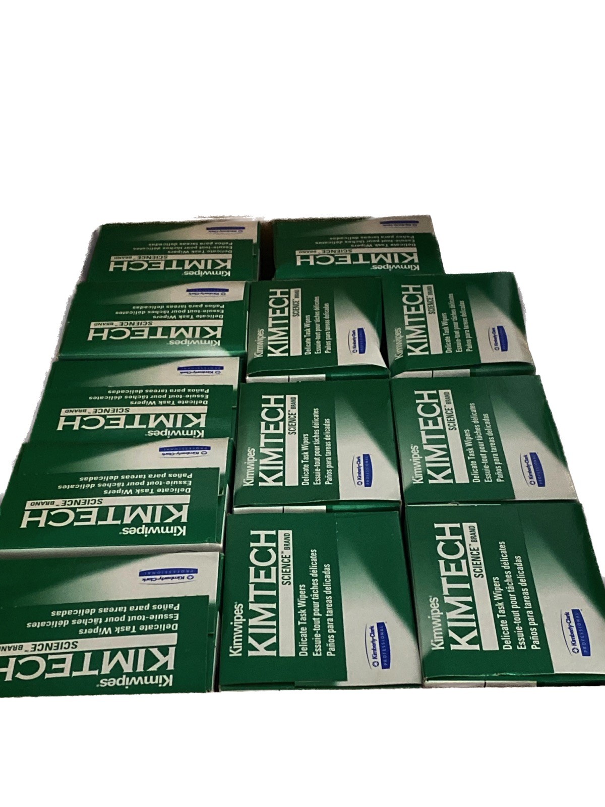 (2376) KIMTECH Kimwipes LintGuard Delicate Task Wiper 11.2×12.3” 12×198/Pk 34133