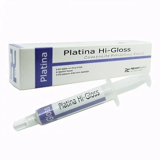 3 x Dental Platina Hi-Gloss A Composite Polishing Paste 4g Syringe