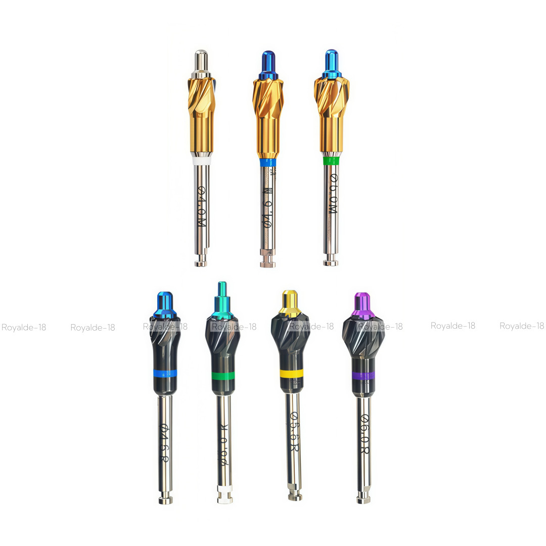 New Dental Profiler Grinding Bur Instrument Bur Peanut Drill ∅4.5 7pcs/kit