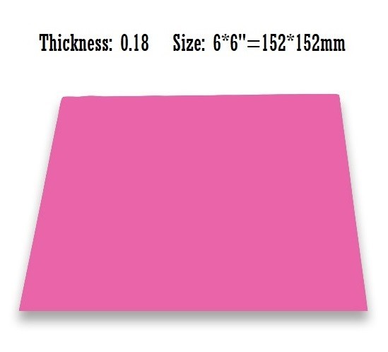 Dental Rubber Dam Sheet For Adults Natural Latex Rubber barrier Dams 6″*6″