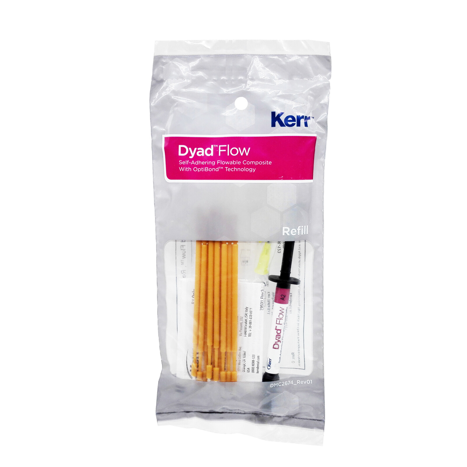 Kerr Dyad Vertise Flow Self-Adhering Flowable Composite A2 2027/6 Or Better