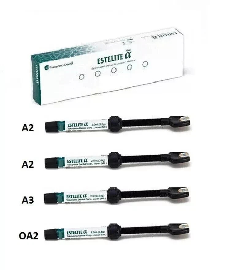 Tokuyama Dental Estelite Alpha Syringe Kit of 4 Syringes Free II ShipPING