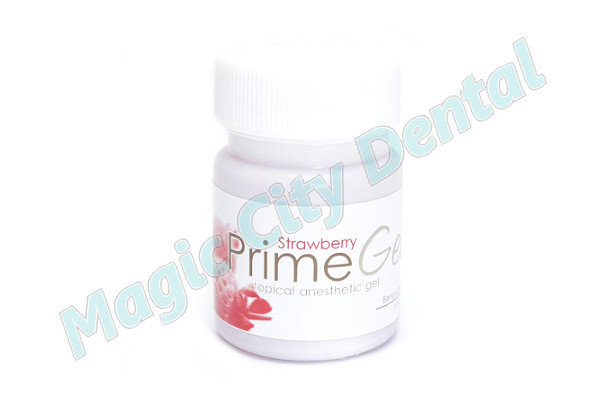 *PRIORITY* Prime-Dent Dental Topical Anesthetic 20% Benzocaine Gel – Strawberry