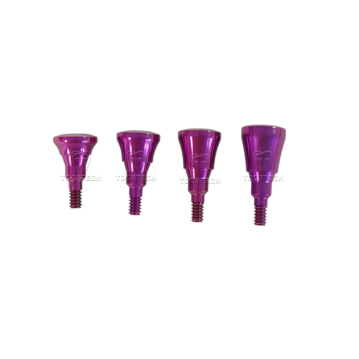 6pcs Dental Titanium Healing Abutment fits to Megagen Blue diamond NC/RC