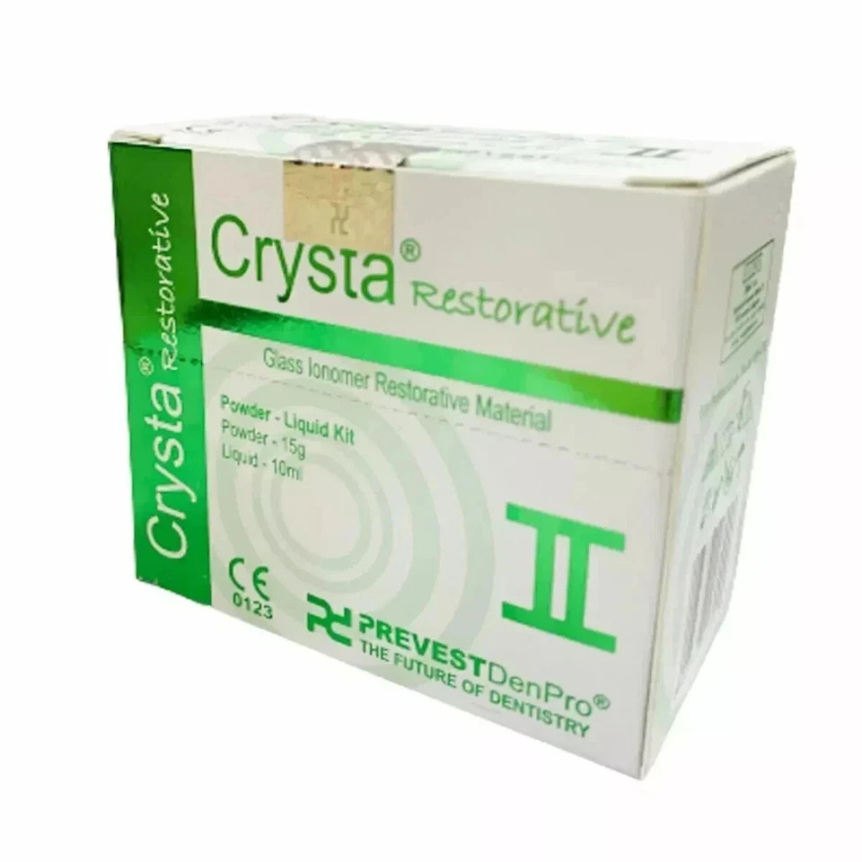 Prevest Denpro Crysta 2 Permanent White Teeth Tooth Filling Kit Repairs Dent fs