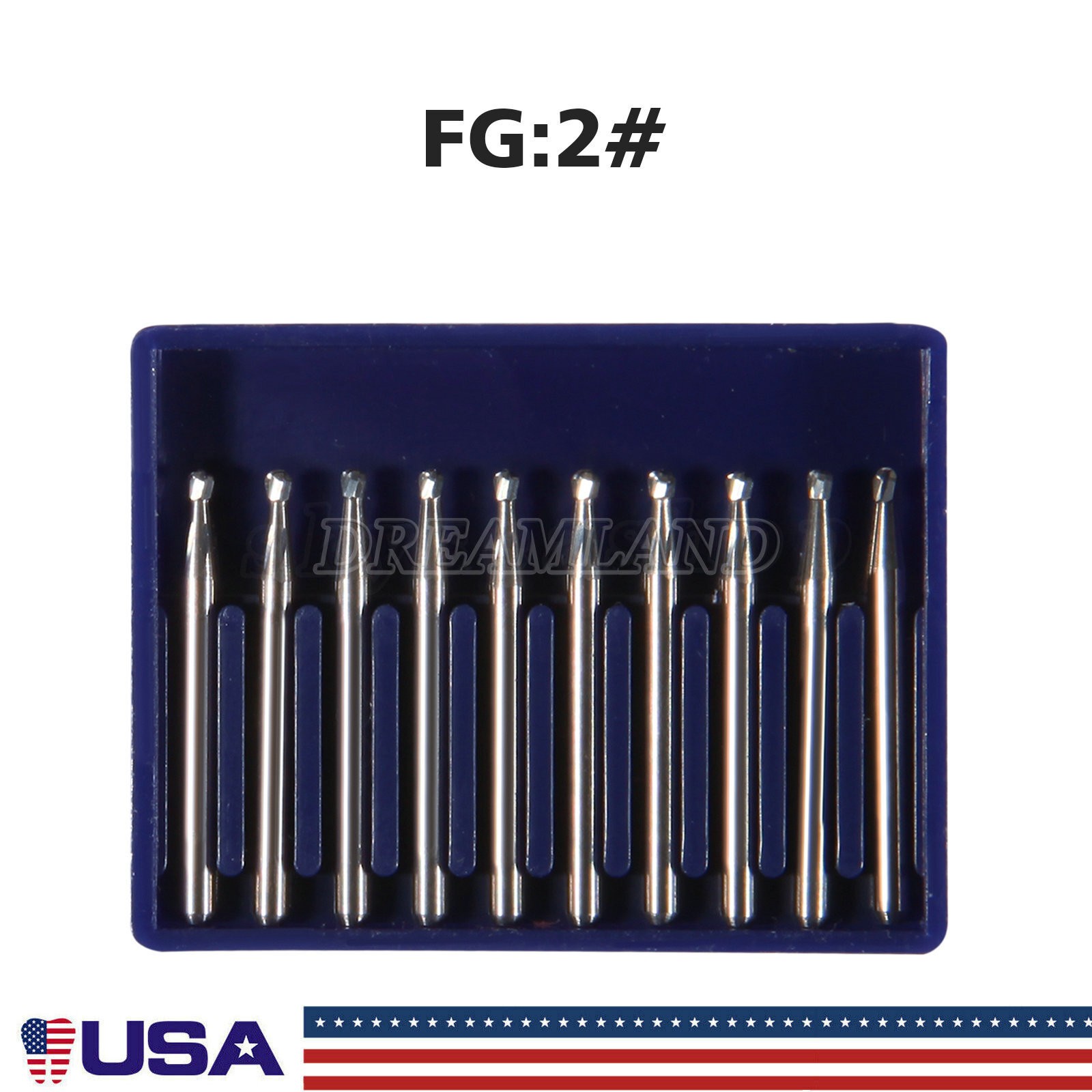 SANDENT Dental high speed Carbide Burs Regular / Surgical sizes 19mm/25mm