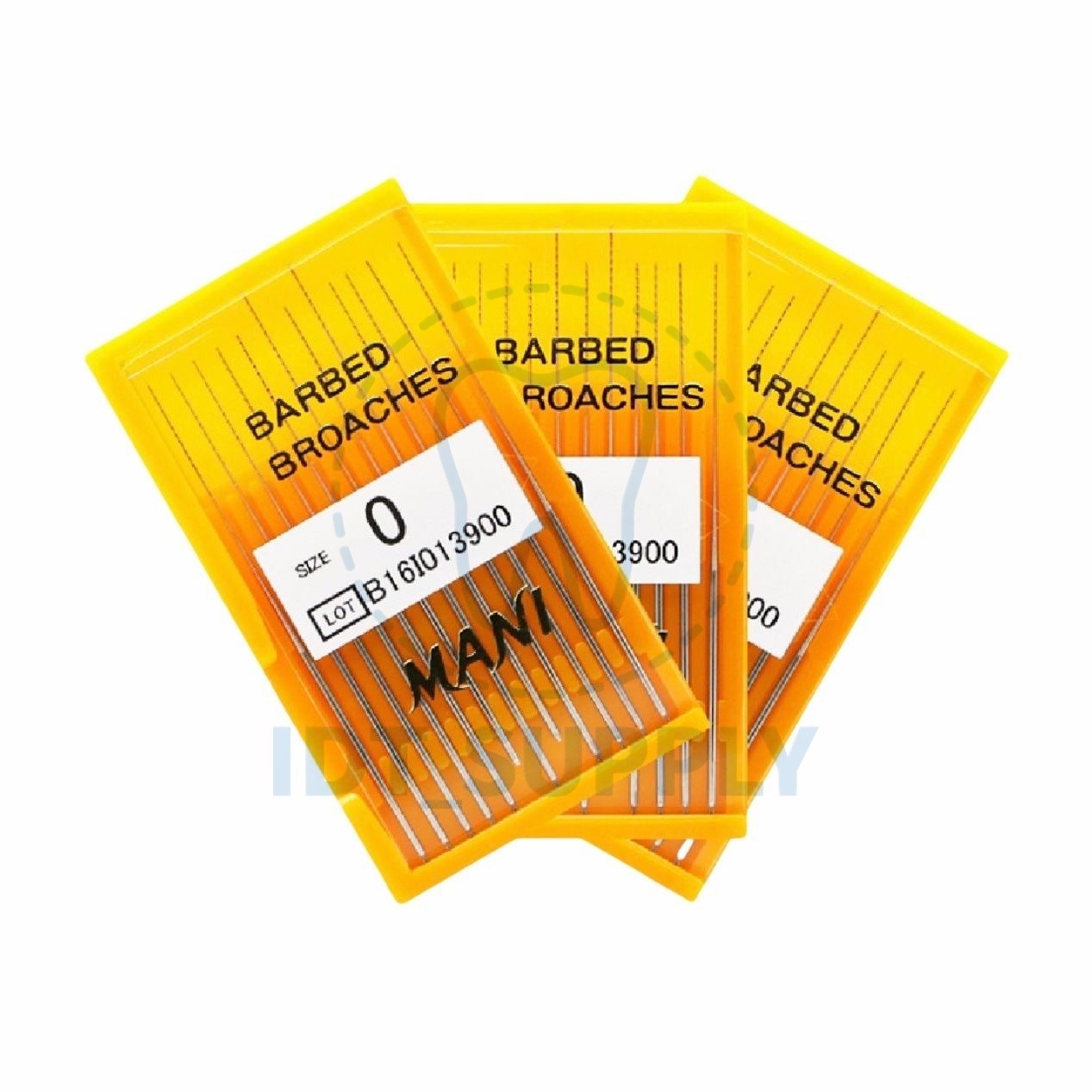 MANI Barbed Broach 12 Pcs 0# 00# 000# Root Canal Pulp Extirpation Endo