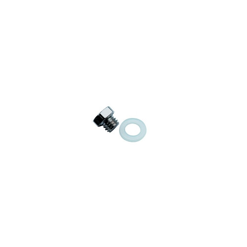 Dental Brass Hex #10-32 Plug with 10-32 nylon washer (20/pk) (DCI Type)