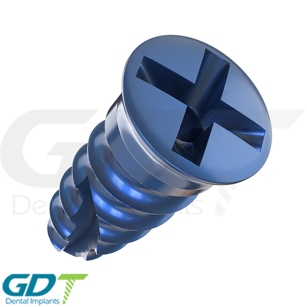 10 Self Drilling GBR Bon Screw Ø1.6mm, 4.0mm Membrane Fixation Dental Im plant