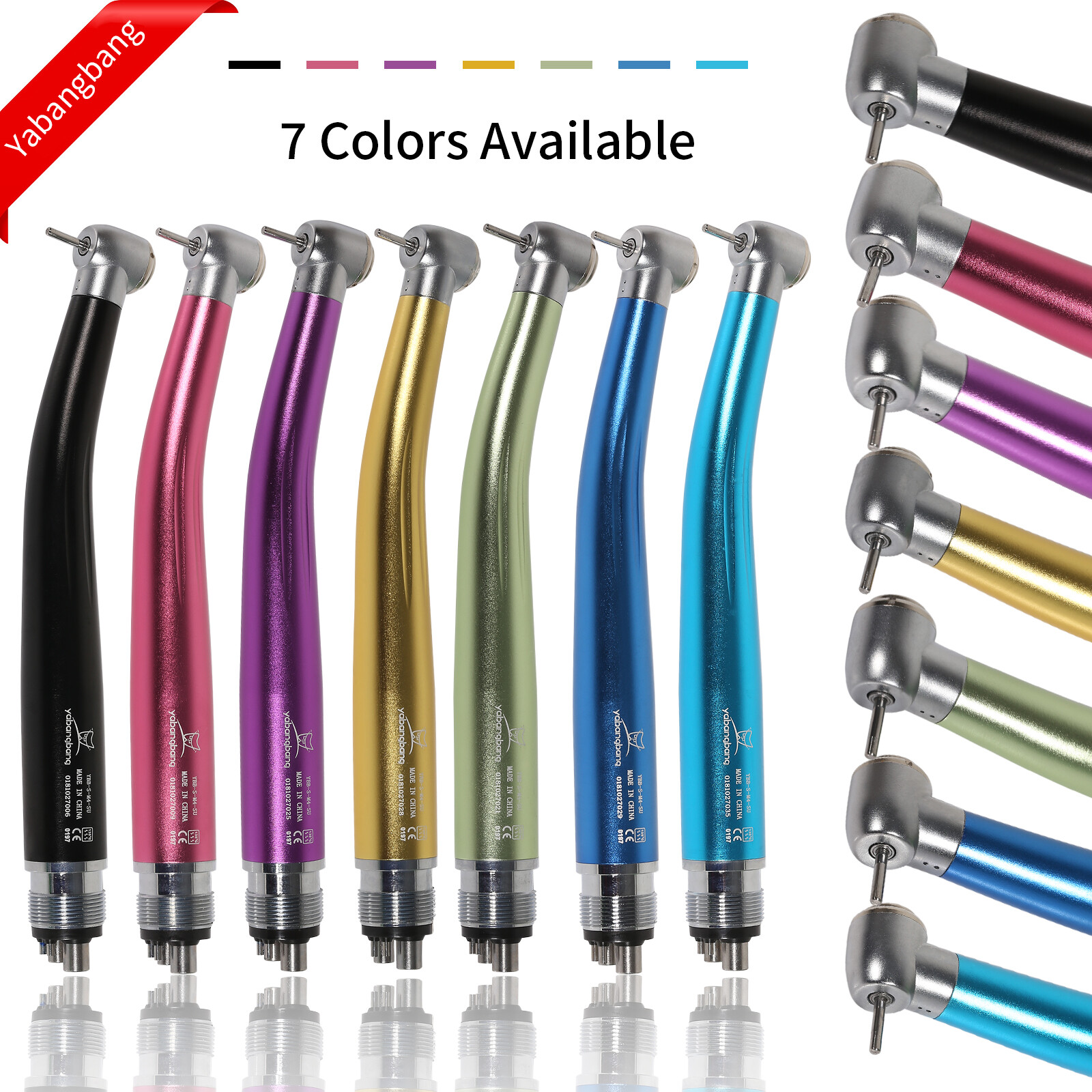 NSK Style Dental Fast / High Speed Handpiece 2/4 Hole Air Turbine Yabangbang 7C