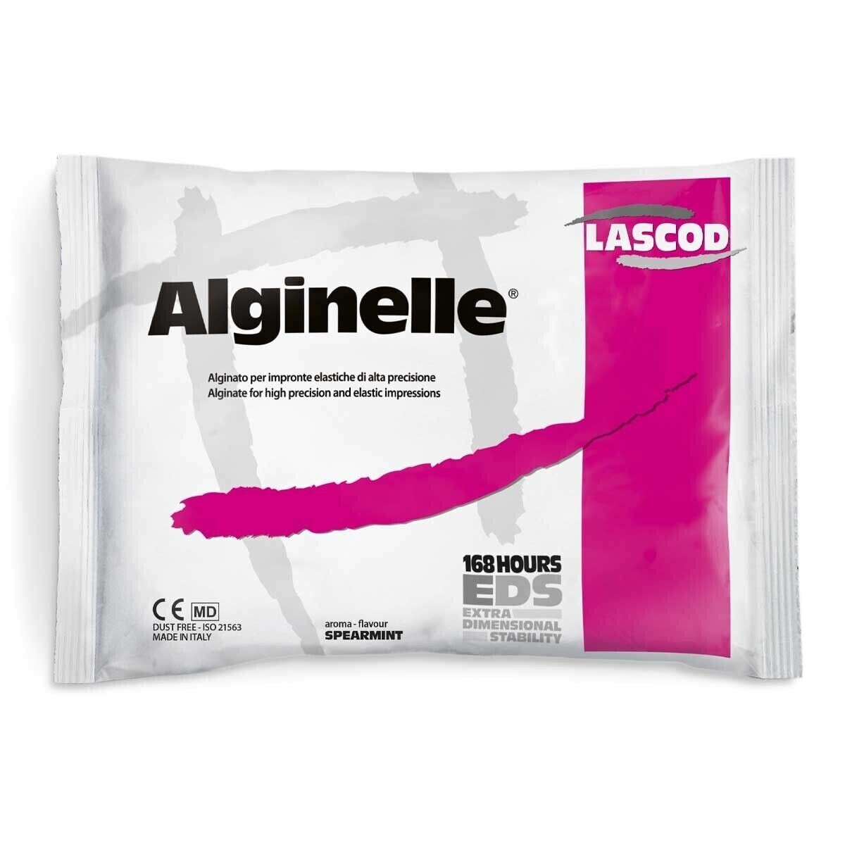 LASCOD Alginelle 1 Lb. pouch. Extra Fast, Orange Alginate. Class-A, type 1&2