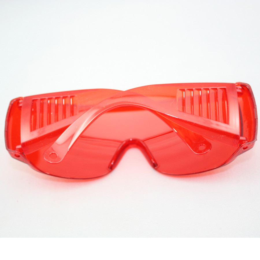 5 PCS Red Protective Goggle Glasses for Dental Curing Light Lab Equipment