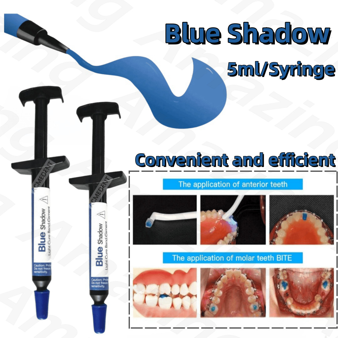 Dental TURBO Blue Glue Composite Resin Orthodontic Adhesive Light Cure Band