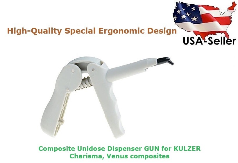 Composite Unidose Dispenser GUN for KULZER brand composites [Grey color]