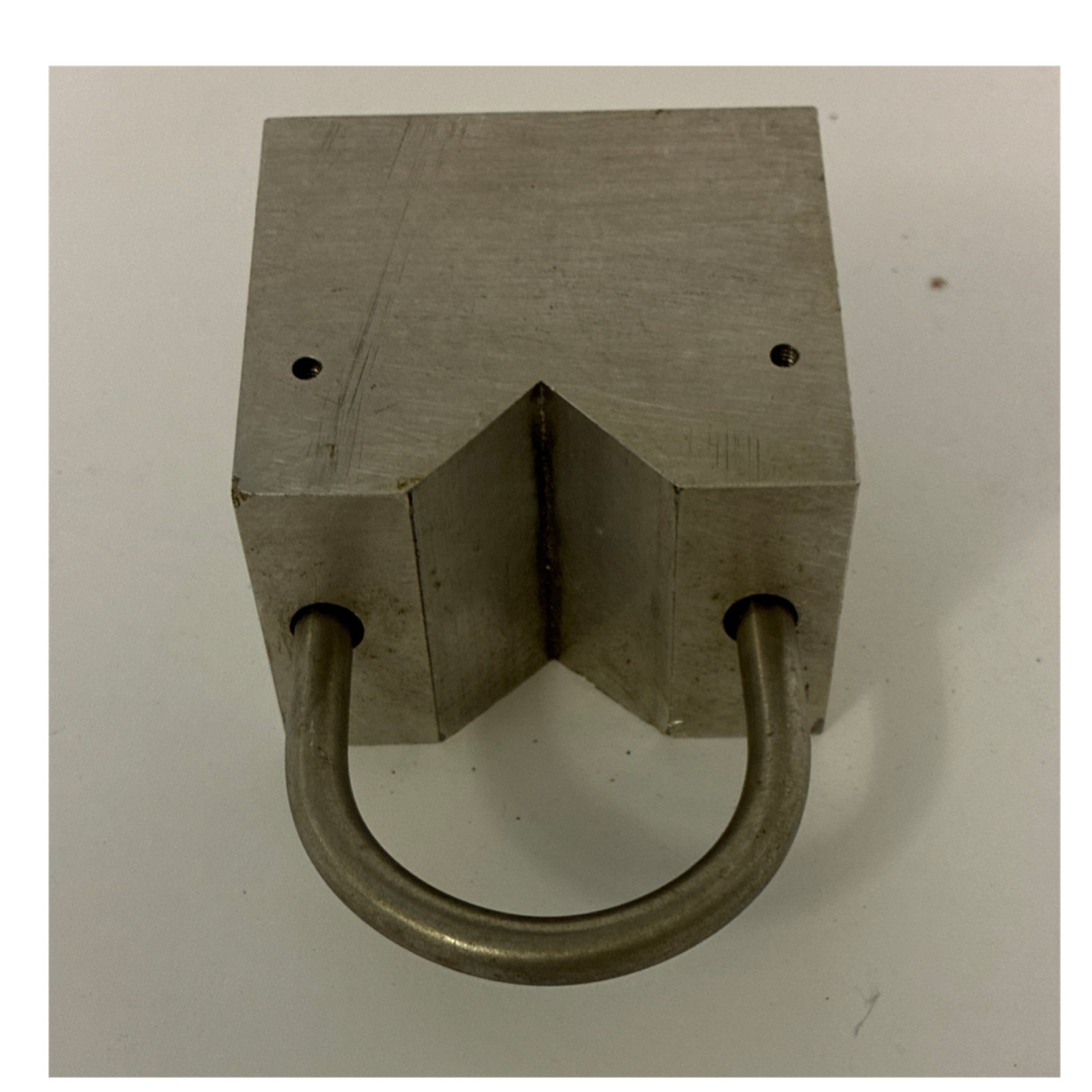 Solid metal dental arm bracket