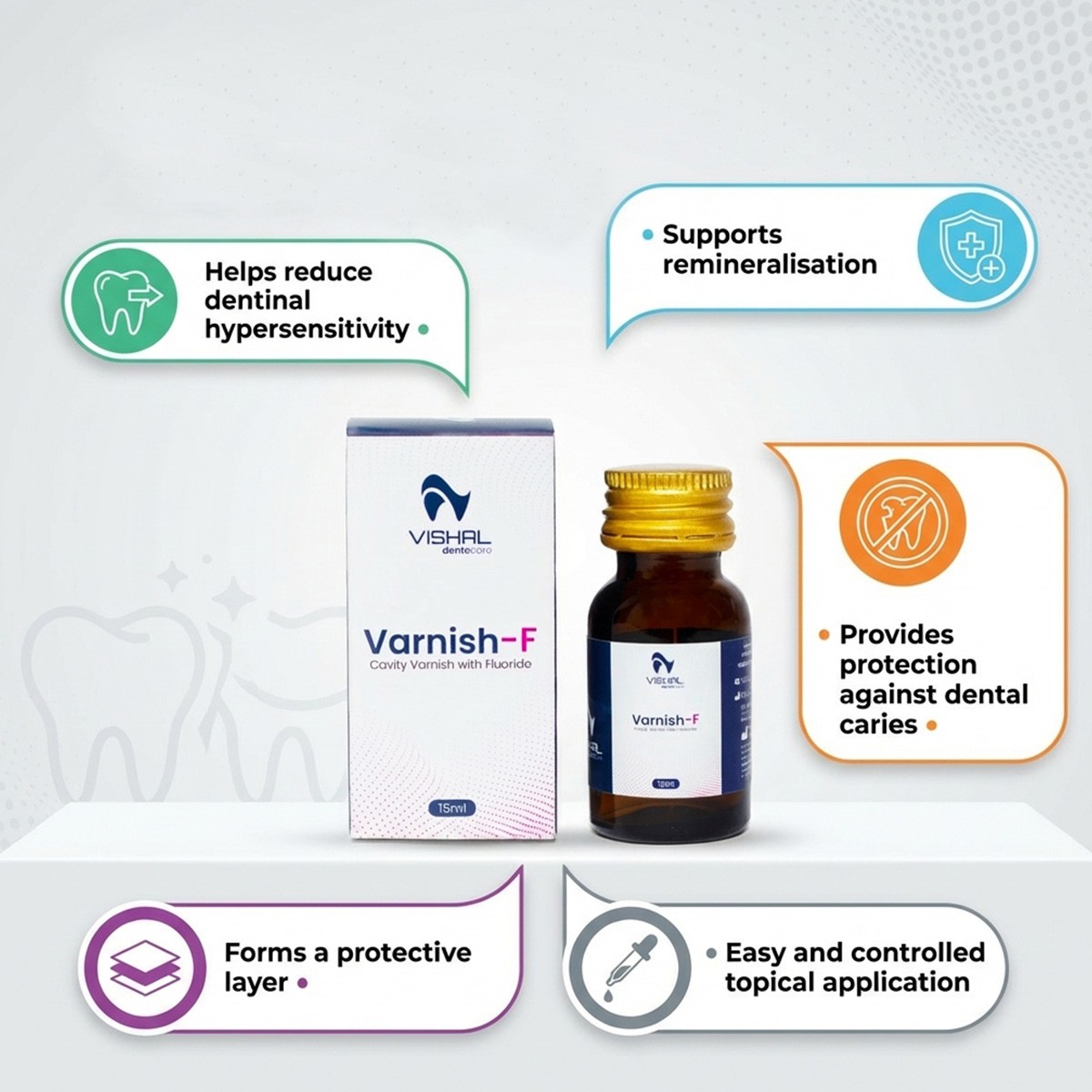 Vishal Dentocare Varnish – F