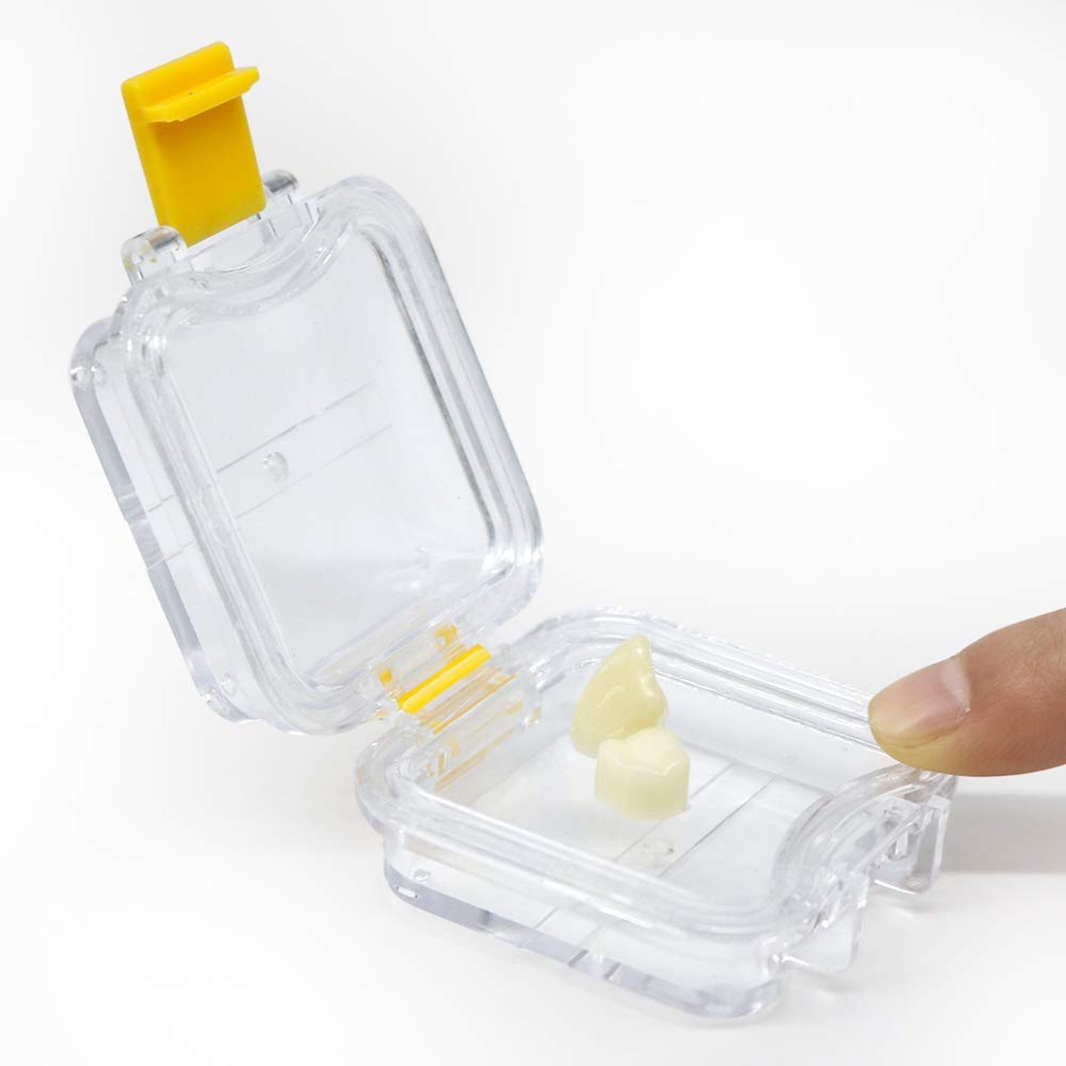 Impressive Smile Dental Crown and Bridge Pillow Box with Secure Clasp | Trans…