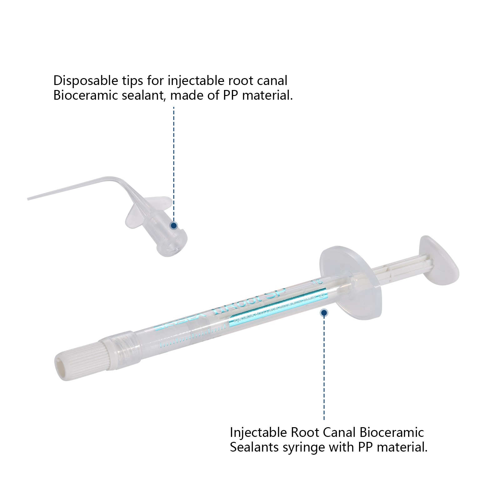 BC Sealer Bioceramic Root Canal Sealing bioceramic sealer SP 1g Syringe 10 Tips
