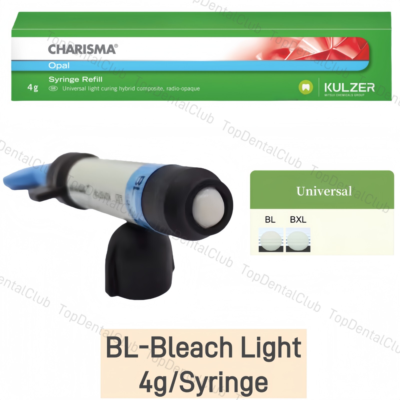 Dental Light Cure Composite Resin KULZER CHARISMA Diamond Veneer Brighte White