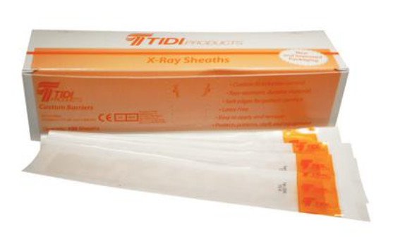 Tidi 20979 Dental X-Ray Sensor Barrier Sheaths Size #2 Kodak 6100 100/Pk