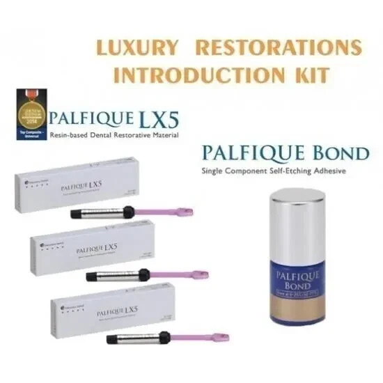 Tokuyama Dental Palfique LX5 Composite Restorative Kit of 3 Syringes + 1 Bond