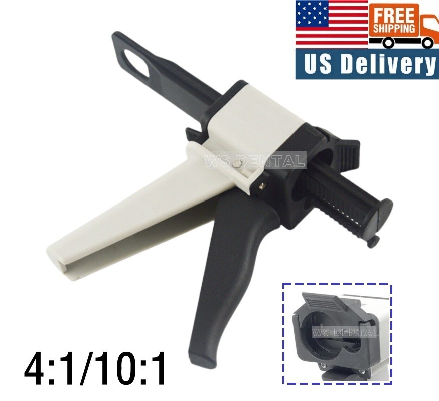 USA Impression Universal Cartridge Dispenser Dental Delivery Gun 4:1/10:1 50ML