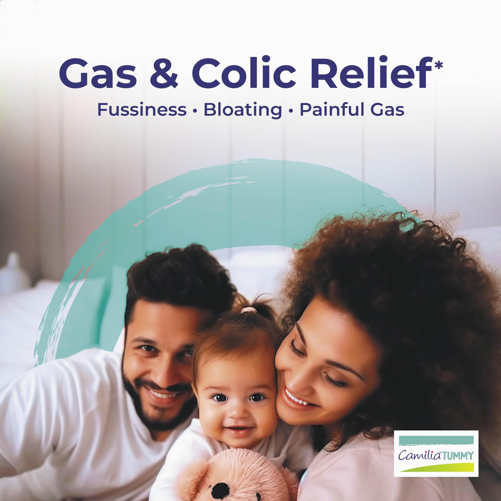 Boiron Camilia Tummy for Colic, Painful Gas, Bloating, & Fussiness- Clear