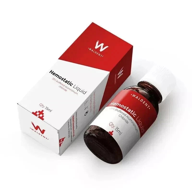 Waldent Hemostatic Liquid 25% Aluminum Chloride 15ml For Dental Use (Free Ship).