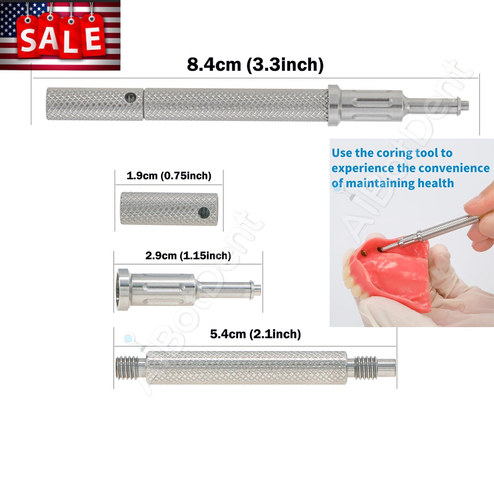 US Nobel Biocare Locator/Healing Abutment NP/RP Retention Caps Inserts Scanbody
