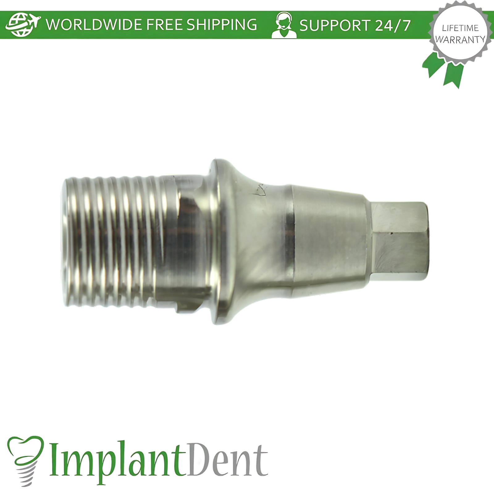 X5 Titanium Base Ø4.5mm Prosthetic Grand Morse Connection Neodent GM Compatible