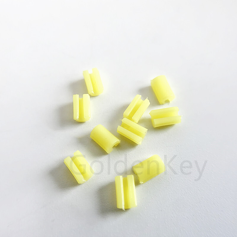 Dental Rider Female Yellow Riders Fits Hader Bar Attachment Short 4.5MM Long 7MM