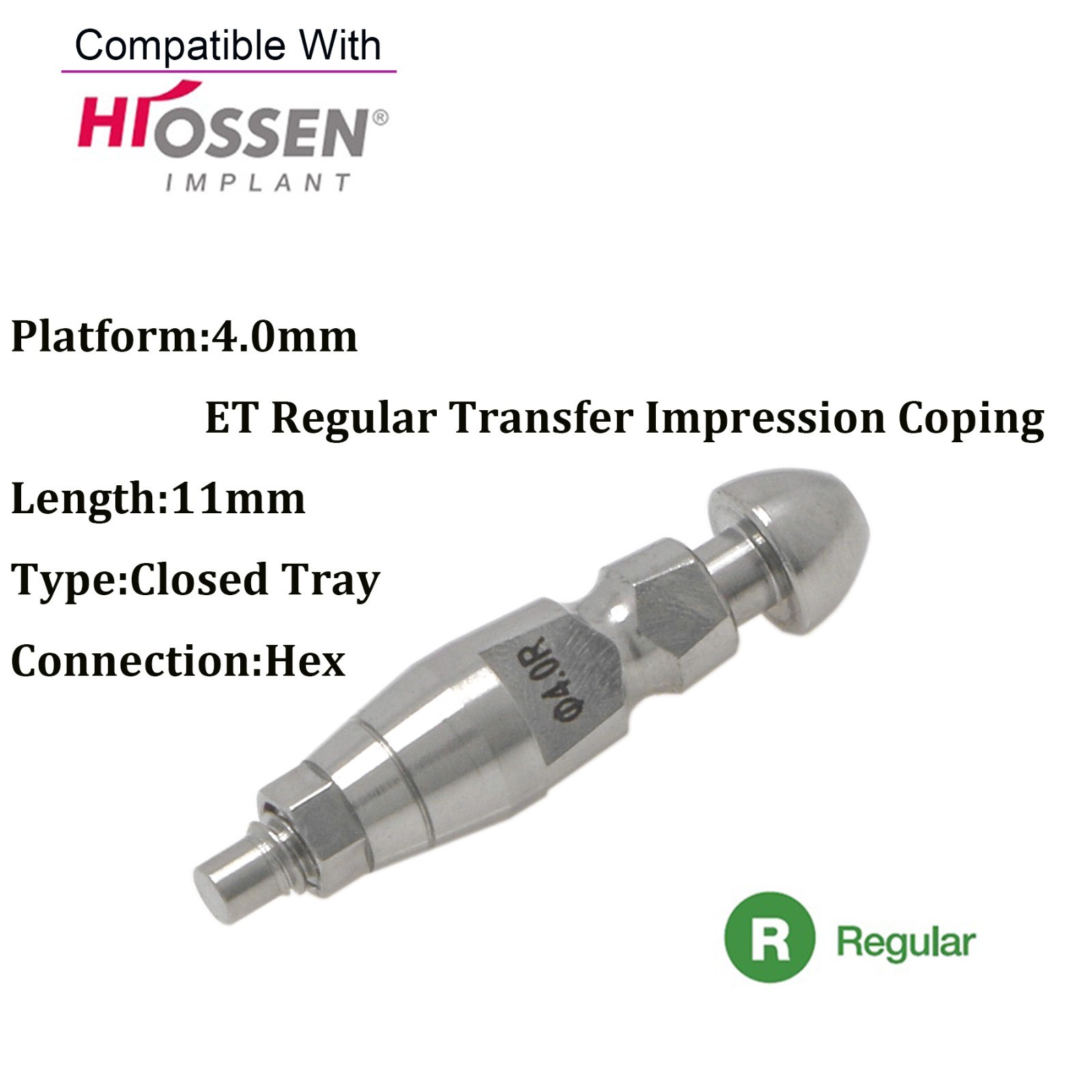 Fit Hiossen Osstem Implant Components Transfer Coping Scan Body Implant Analogs