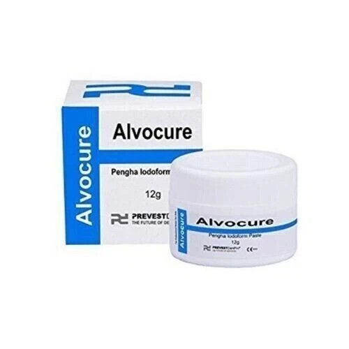 Prevest Denpro Alvocure Dental Dry Socket Paste Alveolitis Dressing Iodoform Jar
