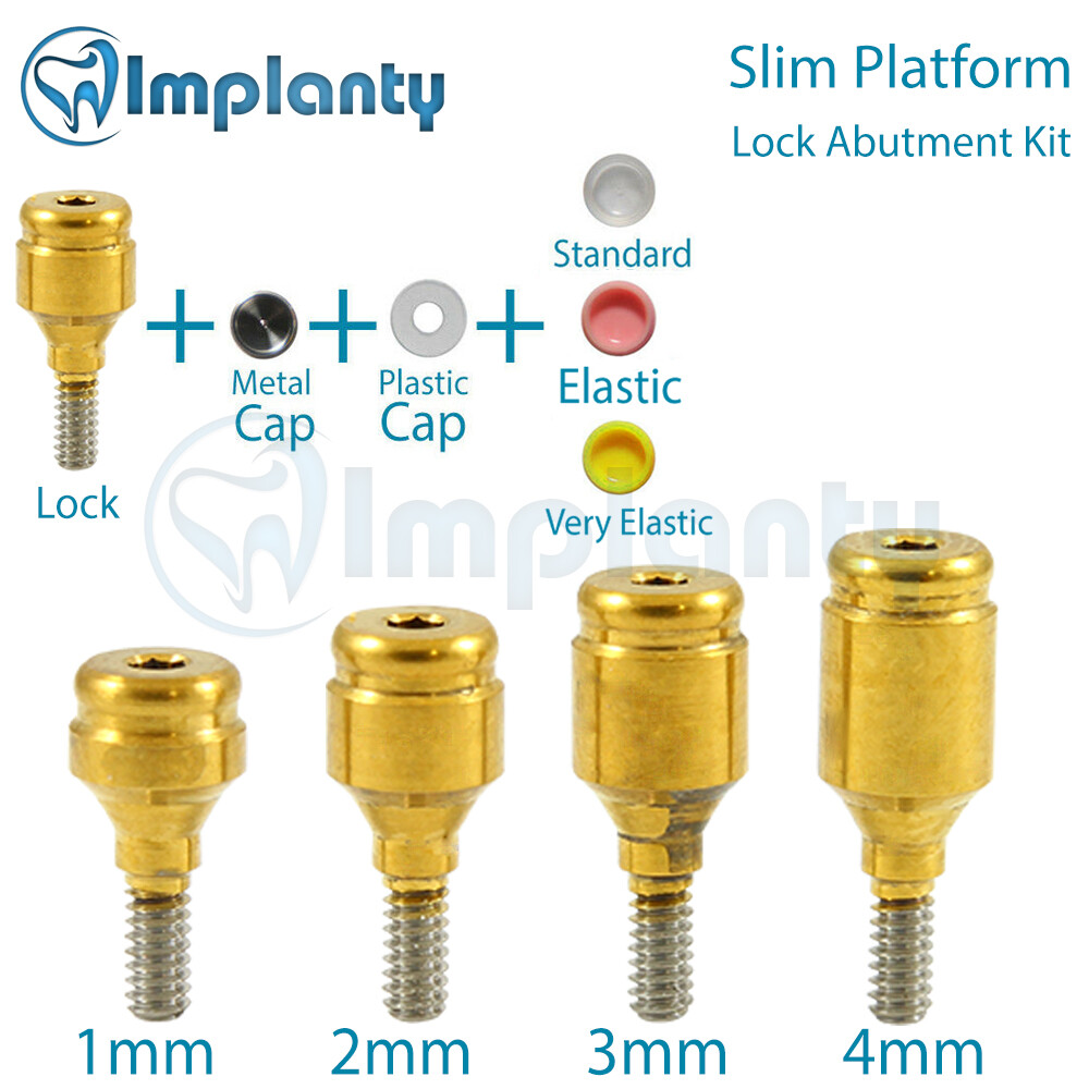 Slim Platform 3.0mm Lock Abut ment Kit Dental Im plant Titanium Internal Hex
