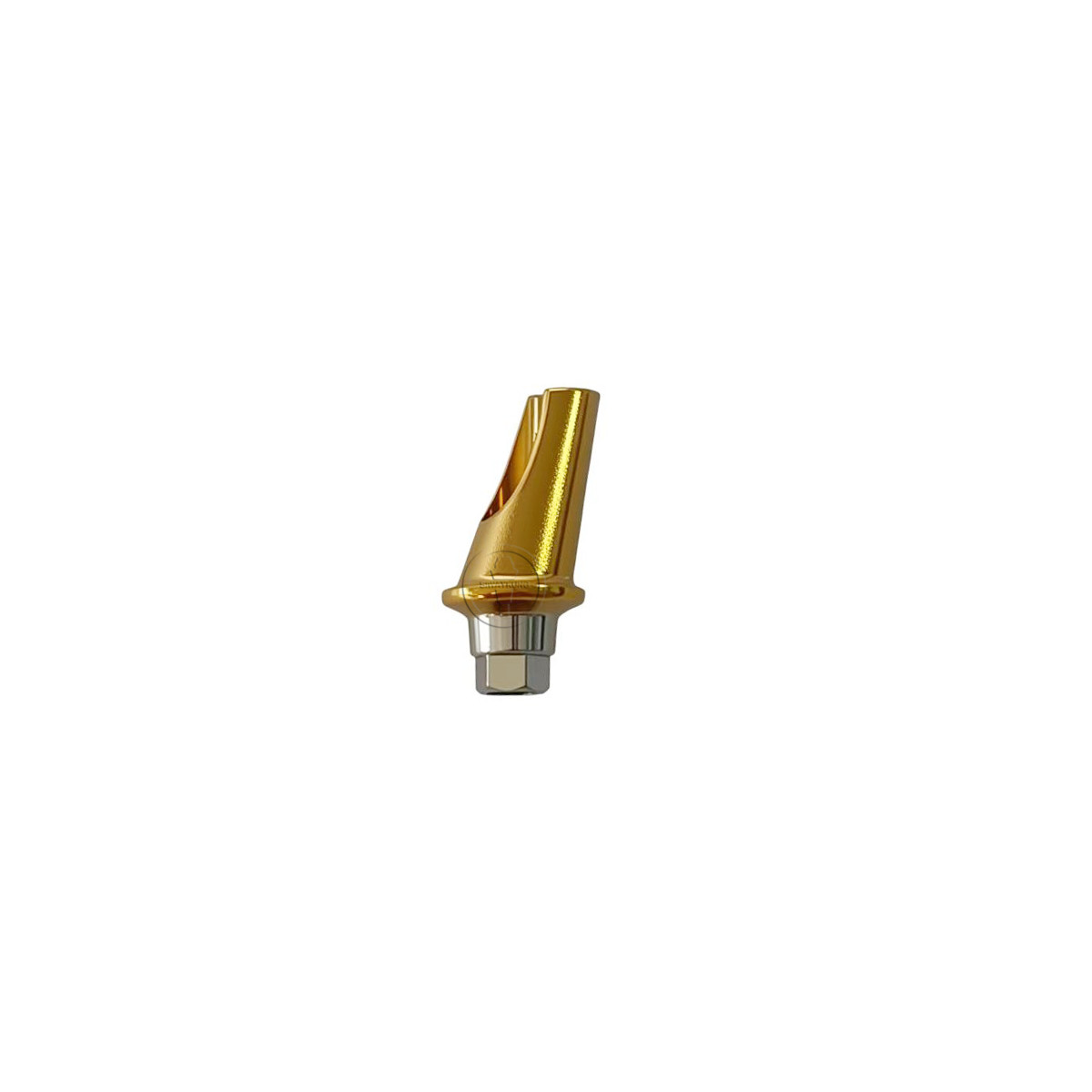 15° 25° Angled abutment compatible with Megagen Anyridge D5.0 GH1-4mm Titanium