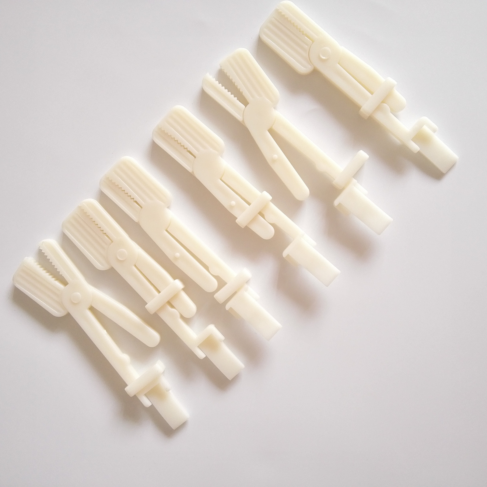 20 Pcs Dental X-Ray Film Clip Holder Plastic 2Pcs/Pack white color